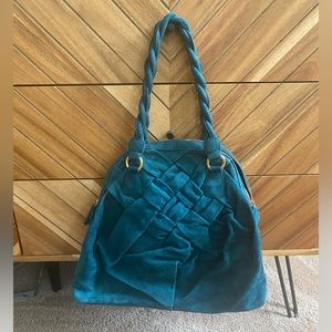 Valentino Garavani Teal Suede Bag